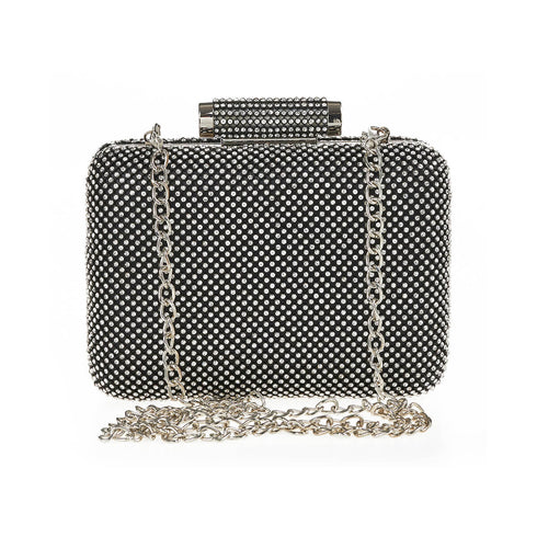 Verde Γυναικείο Βραδινό Τσαντάκι 01-1698 Μαύρο